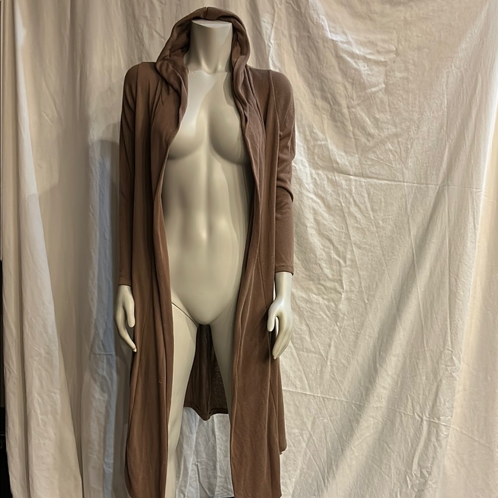 🔥3 for $12 - Tan Hooded Cardigan for Women